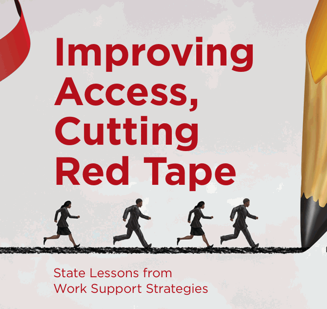 Cover of Improving Access, Cutting Red Tape: State Lessons
                    from Work Support Strategies